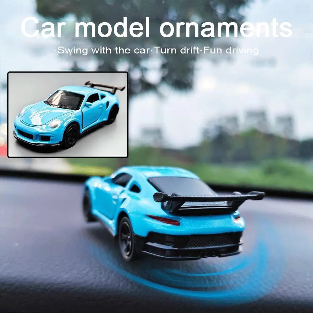 AE86 Drift Rotating Auto Turning Gyroscope Alloy Car Model Interior Center Console Decorative Ornaments Christmas Holiday Gifts