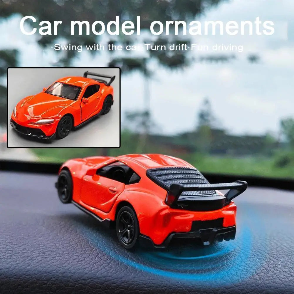AE86 Drift Rotating Auto Turning Gyroscope Alloy Car Model Interior Center Console Decorative Ornaments Christmas Holiday Gifts