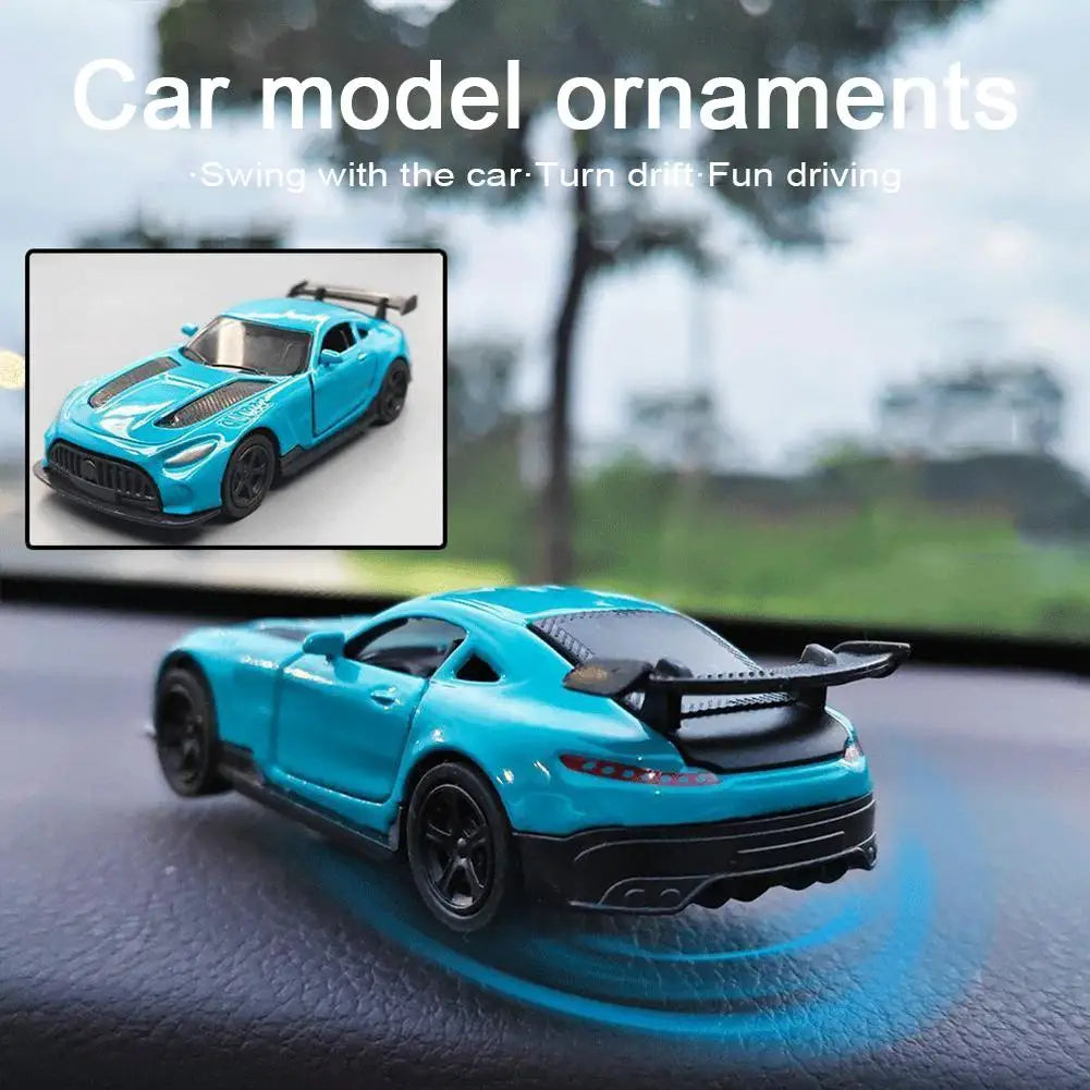 AE86 Drift Rotating Auto Turning Gyroscope Alloy Car Model Interior Center Console Decorative Ornaments Christmas Holiday Gifts