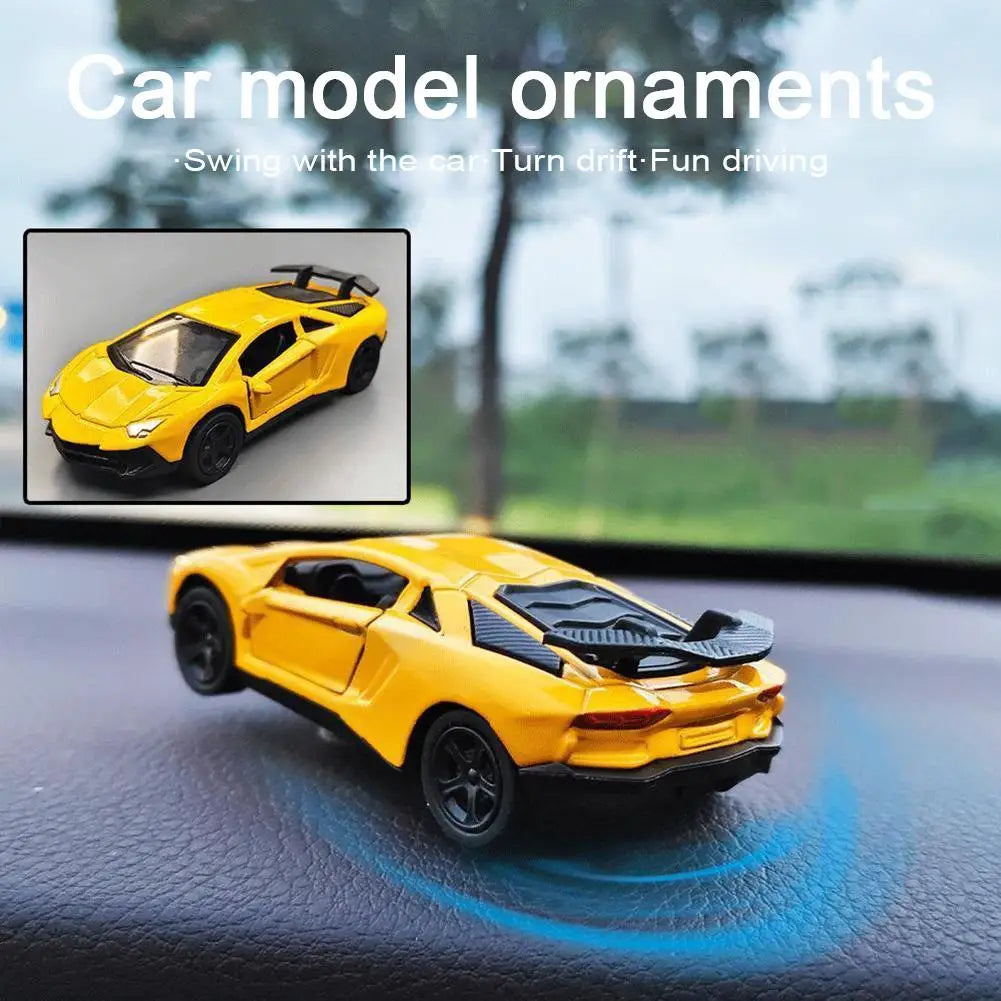 AE86 Drift Rotating Auto Turning Gyroscope Alloy Car Model Interior Center Console Decorative Ornaments Christmas Holiday Gifts