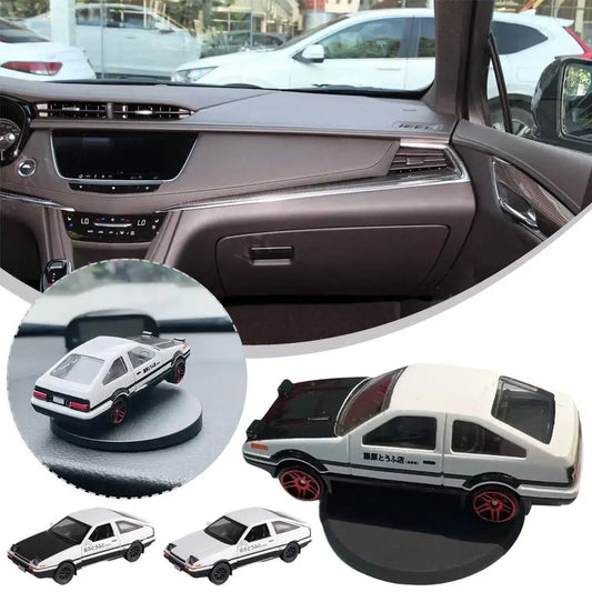 AE86 Drift Rotating Auto Turning Gyroscope Alloy Car Model Interior Center Console Decorative Ornaments Christmas Holiday Gifts